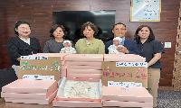 안산시 단원보건소, 한올공예디자인서 출생축하용품 세트 기탁받아